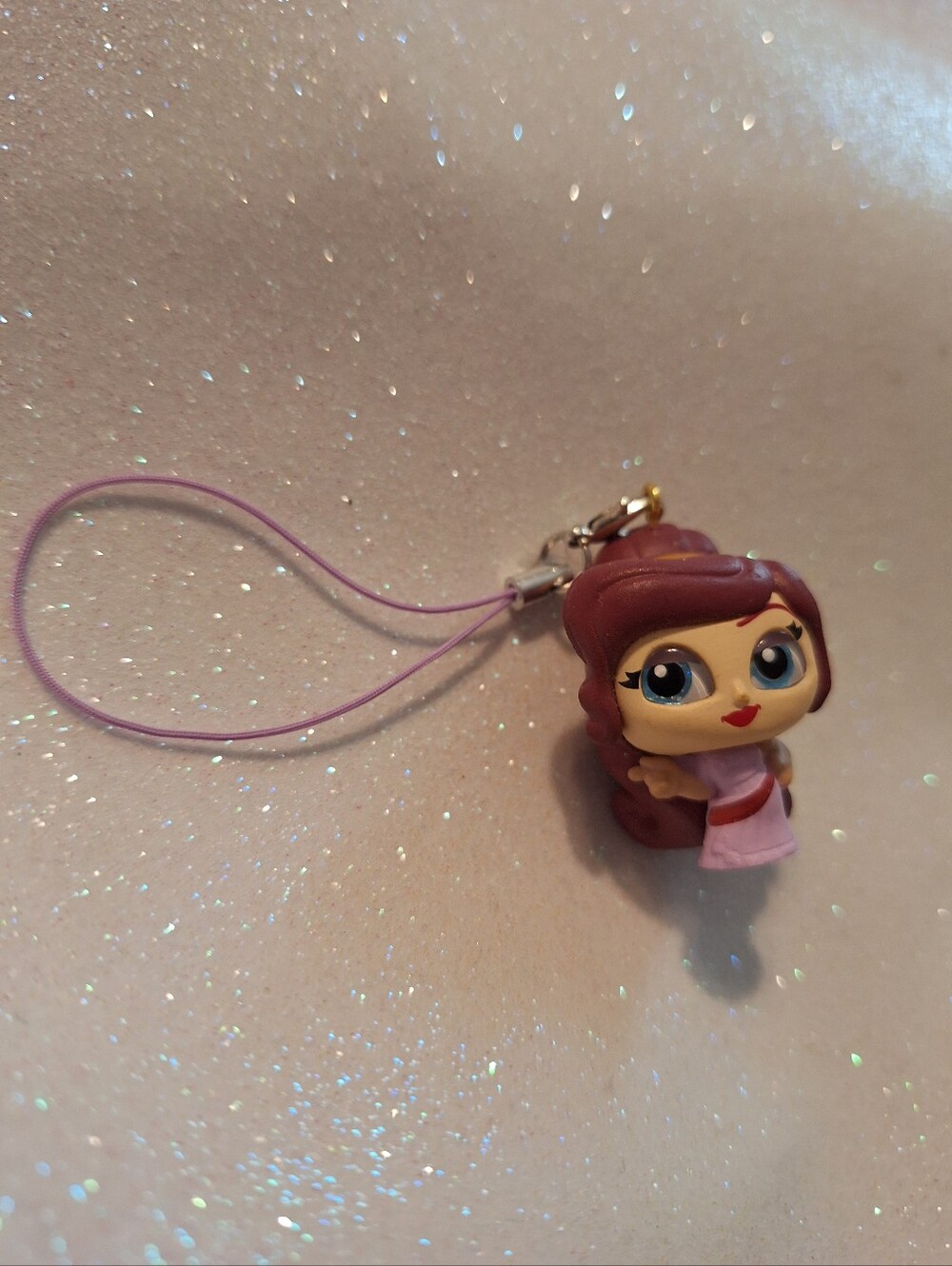 Doorable Meg Hercules Charm Zipper Pull New